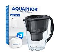 AQUAPHOR Carafe filtrante Amethyst avec (3) Filtre Maxfor+ 200L - 2,8 L - Noir