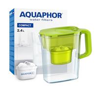 AQUAPHOR Carafe filtrante Compact avec 1 Filtre Maxfor+ 200L - 2,4 l (Vert)