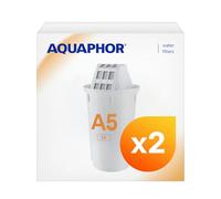 AQUAPHOR Cartouche filtrante A5 H Pack 2 I Filtre le calcaire et le chlore ainsi que les métaux lourds et autres substances I 350 l eau claire et délicieuse I Avec technologie Aqualen I Pour une