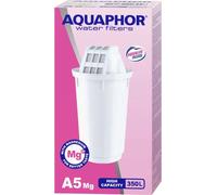 AQUAPHOR Cartouche filtrante A5 Mg Pack 1 - contre le calcaire & le chlore dans l'eau de service, avec magnésium, convient pour AQUAPHOR Provence, Prestige & Smile, grande capacité de filtration (max.