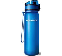 AQUAPHOR CITY Bouteille filtrante d'eau, 500 ml, filtre en route, sans BPA, bouteille filtrante d'eau en TRITAN TM, bleu