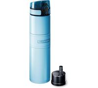 AQUAPHOR City Cool Bouteille d'eau filtrante - Double paroi isolée en acier inoxydable - Garde l'eau fraîche 24h - 500 ml (bleu ciel)