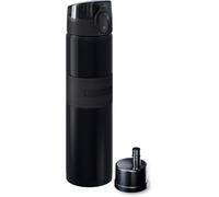 AQUAPHOR City Cool Bouteille d'eau filtrante - Double paroi isotherme en acier inoxydable - 500 ml (Noir)
