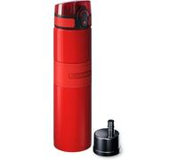 AQUAPHOR City Cool Bouteille d'eau filtrante - Double paroi isotherme en acier inoxydable - 500 ml (Rouge)