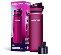 AQUAPHOR City Gourde Filtrante avec filtre à charbon actif (Rouge)