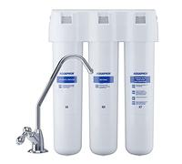 Aquaphor Crystal HA Trio Filtre à eau potable avec robinet 1 voie Adoucisseur d'eau avec barrière anti-germes microfiltration jusqu'à 0,8 microns