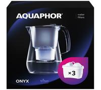 AQUAPHOR Carafe filtrante Onyx 4,2 L (Noir, 1 Filtre)