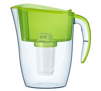 AQUAPHOR Smile Carafe filtrante à eau - 2,9 L, convient aux portes de réfrigérateur, adaptée aux étudiants | légère, peu encombrante, comprend 1 filtre A5 350L, réduit le calcaire, le chlore, les