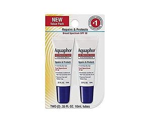 Aquaphor Lip Repair & Protect Lot de 2 tubes de 10 ml