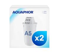 AQUAPHOR Lot de 2 cartouches filtrantes A5 - Filtres à chaux et chlore ainsi que métaux lourds et autres substances - 200 l d'eau claire - Technologie Aqualen - Pour une meilleure nourriture et