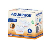 Aquaphor+ Maxphor Lot De 6 Cartouches Filtrantes De Rechange Pour Eau Extra Dure Avec Protection Anti-Calcaire Aquales Pour Filtre À Eau De Table