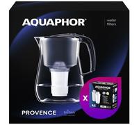 Aquaphor Provence Set Filtre Pot Incl. 3x A5 Filtre à Eau, Noir. 4,2L
