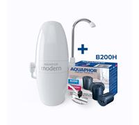 Aquaphor Übertisch-wasserfilter Moderne H Inclus Set Filtre B200H pour Dur Eau