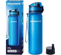 AQUAPHOR City Gourde Filtrante avec filtre à charbon actif (Bleu Ciel)