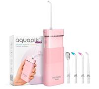Aquapik® Mini Jet Hydropulseur Dentaire Portable 200 ml USB-C 3 Modes IPX8.