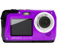 Aquapix W3048-V Edge Violet Appareil photo numérique 48 Mill. pixel violet caméra submersible, écran frontal