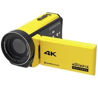 Aquapix WDV5630 Caméscope portatif 13 MP 4K Ultra HD Jaune
