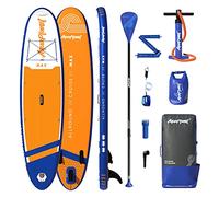 AQUAPLANET Max Inflatable Paddle Board All Ages, Orange, 10'6"