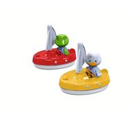 Aquaplay Bateaux à voile 2 voiliers et 2 figurines – pour circuits d'eau ou baignoire – Dès 3 ans