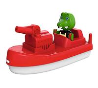 AquaPlay FireBoat - Accessoires pour Trains Aquatique ou Baignoire, Bateau Pompier avec Sven Le Crocodile, Fonction Jet d'eau, pour Les Enfants à partir de 3 Ans, 8700000262, Bleu