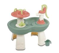 AquaPlay Grande Table de Jeu d'eau de Jardin (100 x 56 x 90 cm), Jouet d'eau avec Pompe à Main, raccord de Tuyau, Fonction pulvérisation et Accessoires, pour Enfants à partir de 3 Ans