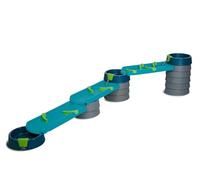 AquaPlay Mudway Stream - Circuit de Jeu d'eau et de Sable combiné avec écrous, bassins et curseurs, système d'emboîtement Flexible, résistant aux intempéries, Jeu d'eau d'extérieur connecté à la