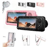 Aquaplay Phone Holder, Aqua Play Phones Holder with Speaker, Aqua Play Shower Phone Case - Waterproof/Fog-Proof, HD Touch Screen, 360° Rotation, Angle Adjustable, Enhanced Sound Quality (2E)