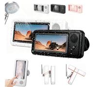 Aquaplay Phone Holder, Aqua Play Phones Holder with Speaker, Aqua Play Shower Phone Case - Waterproof/Fog-Proof, HD Touch Screen, 360° Rotation, Angle Adjustable, Enhanced Sound Quality (2F)