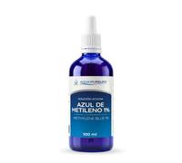 AQUAPURELIFE Bleu de Méthylène 1% - Solution aqueuse 100 ml avec pipette doseuse | Colorant pour coloration en microscopie | CAS 61-73-4 | Produit chimique de laboratoire