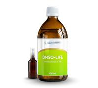 AQUAPURELIFE Solution de Diméthylsulfoxyde DMSO 70% dans l'eau purifiée - 500 ml - Solvant de laboratoire - CAS 67-68-5 - Flacon verre ambré - Usage technique non médical