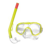 Aquarapid Set Masquer + Embout Buccal Junior Unisexe - (Couleur Jaune/Rouge/