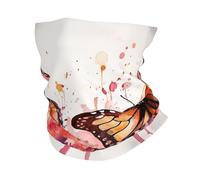 Aquarelle À Effet Goutte À Goutte Papillon Femme Homme Cache Cou Élastique Tour De Cou Coupe-Vent Foulard pour Moto Sport Golf Été
