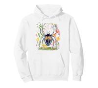 Aquarelle Araignées Nature Faune Insectes Cottagecore Sweat à Capuche