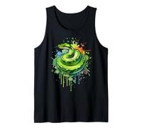 Aquarelle Arbre Vert Python Serpent Reptiles Garçons & Filles Débardeur