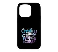 Aquarelle Art Therapy Creative Mindfulness Stress Relief Coque pour iPhone 15 Pro