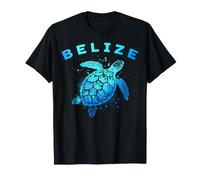 Aquarelle Artistique Tortue de mer Bleue Belize T-Shirt