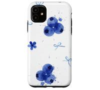 Aquarelle Blueberry Botanical Summer Garden Coque pour iPhone 11