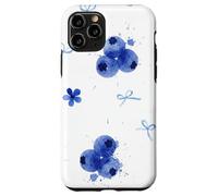 Aquarelle Blueberry Botanical Summer Garden Coque pour iPhone 11 Pro