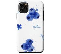 Aquarelle Blueberry Botanical Summer Garden Coque pour iPhone 11 Pro Max