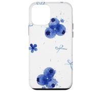 Aquarelle Blueberry Botanical Summer Garden Coque pour iPhone 12 Mini