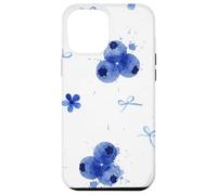 Aquarelle Blueberry Botanical Summer Garden Coque pour iPhone 12 Pro Max