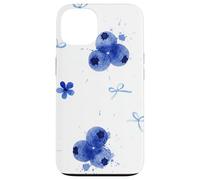 Aquarelle Blueberry Botanical Summer Garden Coque pour iPhone 13