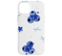 Aquarelle Blueberry Botanical Summer Garden Coque pour iPhone 14 Plus