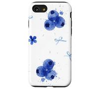Aquarelle Blueberry Botanical Summer Garden Coque pour iPhone SE (2020) / 7/8