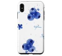 Aquarelle Blueberry Botanical Summer Garden Coque pour iPhone XS Max