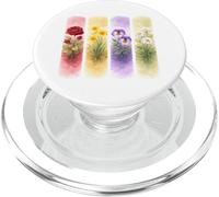 Aquarelle Botanique Printemps Été Fleurs Art PopSockets PopGrip pour MagSafe