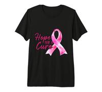 Aquarelle Cancer du Sein Espoir pour Un remède T-Shirt Haut de Gamme
