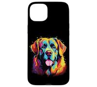 Aquarelle Coloré Mâtin des Pyrénées Chien Grandes Pyrénées Coque pour iPhone 15 Plus