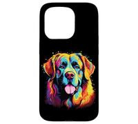 Aquarelle Coloré Mâtin des Pyrénées Chien Grandes Pyrénées Coque pour iPhone 15 Pro
