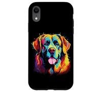 Aquarelle Coloré Mâtin des Pyrénées Chien Grandes Pyrénées Coque pour iPhone XR